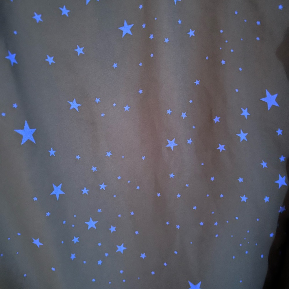 Torrid Black Blouse with Blue Stars
